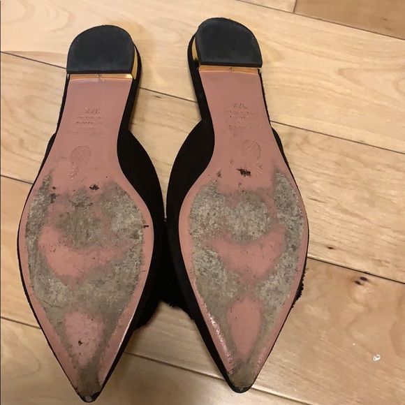 ❗️SOLD❗️Aquazzura powder puff flats LIKE NEW - Picture 5 of 5